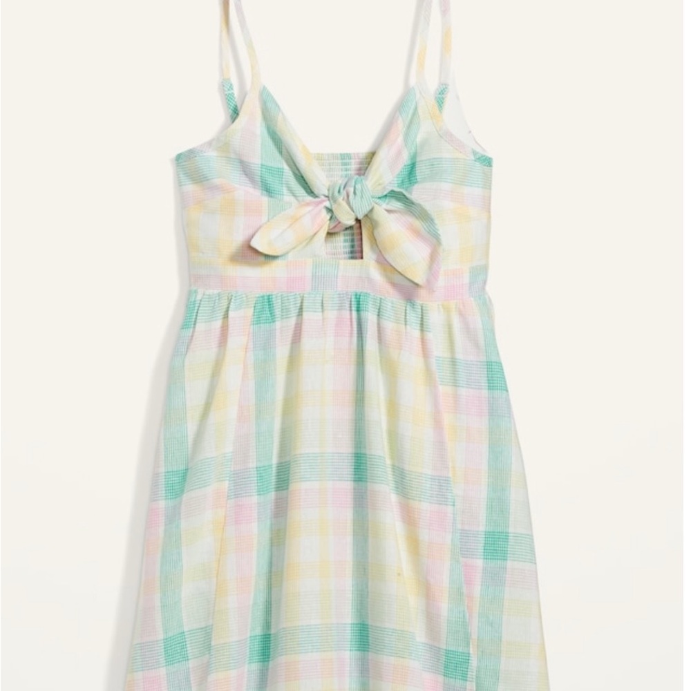 Fit and flare tie front old navy dress 👗